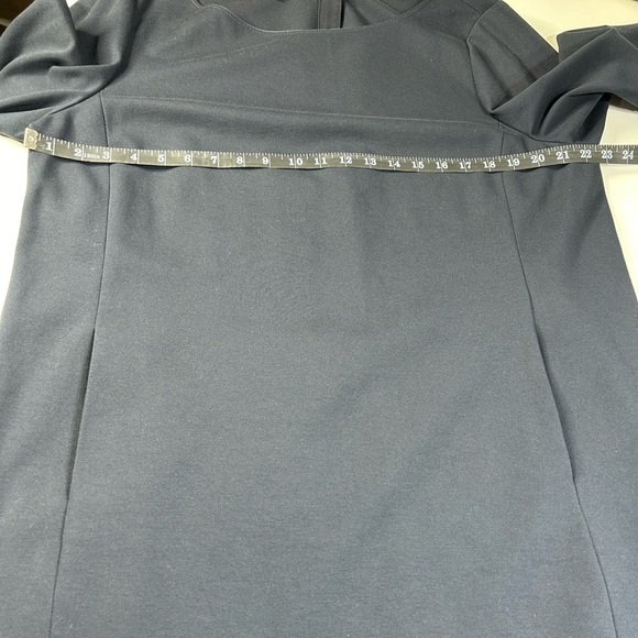 LAFAYETTE 148 NY Paloma Ponte Knit Sheath Dress Shift Bell Sleeve Career Work - Picture 8 of 11